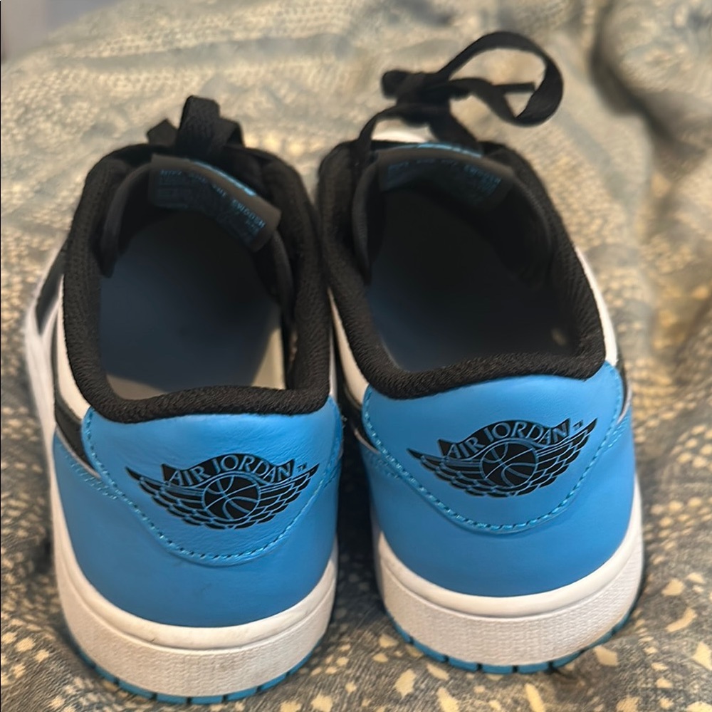 Jordan Blue and Black Sneakers Stylish Casual Footwear